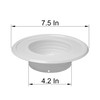 Vent Systems 4" Inch Air Vent Duct Connector Flange Straight