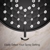 Kohler 72418-Y-BL Awaken® G90 Three-function showerhead, 2.5 gpm, Matte Black