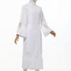 Catholic Church Priest ALB White Linen Lace Pleated Costume Vestment