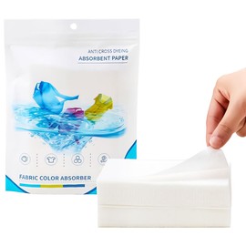 Supvox® 100-Counts Color Catcher Sheets for Mixed Laundry, Single Use Color-Fix Laundry Dye Trapper Sheets, Safe for Fabric, Prevents Color Bleeding, Color-Mix Laundry Essentials
