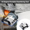 45 Degree Tile Chamfering Tool - Angle Grinder Stand, 45