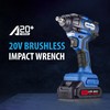 ACDelco ARI20132P 20V Brushless 1/2" Impact Wrench, Cordless Impact Wrench,