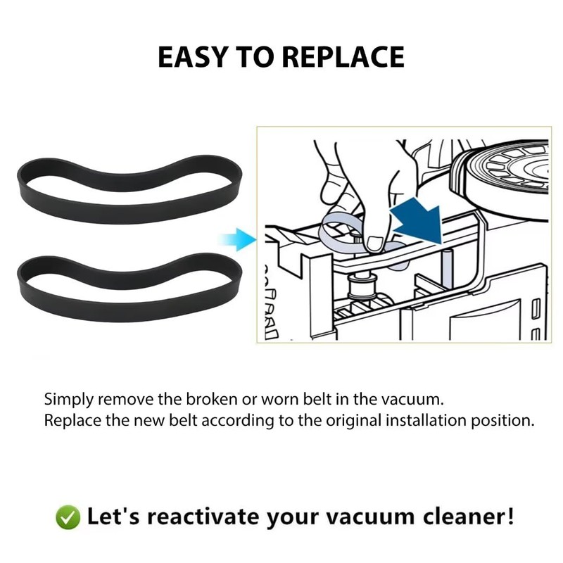 Replacement Belts for Bissell Cleanview Bagless Vacuum Cleaner Models 1330,