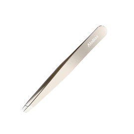 AioBos Tweezers Beveled Tip Tweezers for Removing Unwanted Hair Tweezers for Men Women and Men and Women Firm Catch Tweezers with Cap Storage Case