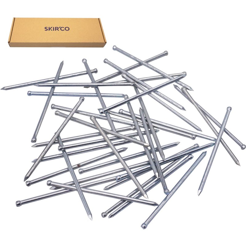 SKIR'CO (1500pcs) Small Head 1.5x40mm Finishing Nails Galvanized Steel Nails