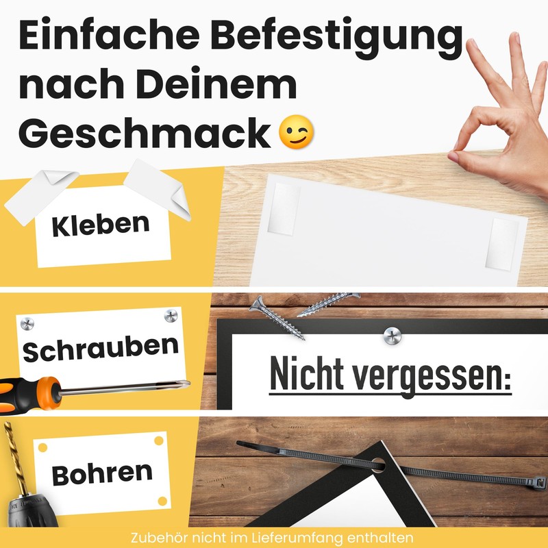 DankeDir! Drinking Beautiful Sign with Saying - Funny Gift for