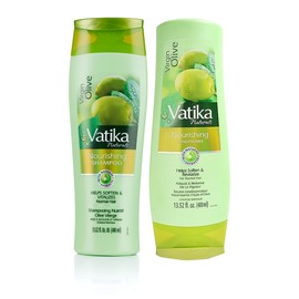 Dabur Vatika Naturals Shampoo and Conditioner Set (Olive) - 400 + 400ml
