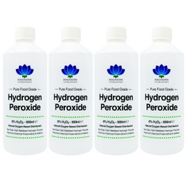 Food Grade Hydrogen Peroxide - Purest Grade 6% - 2 Litres - Non Stabilised - Contains Zero Additives - 30 Vols