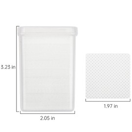 200 PCS Lash Extension Wipes, Lint-Free Non-Woven Removal Tool for Eyelash Extension Glue & Nail Polish Remover Wipes (White)