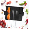 GLEAVI Family Size BBQ Tools 6 Stainless Steel U-skewers for