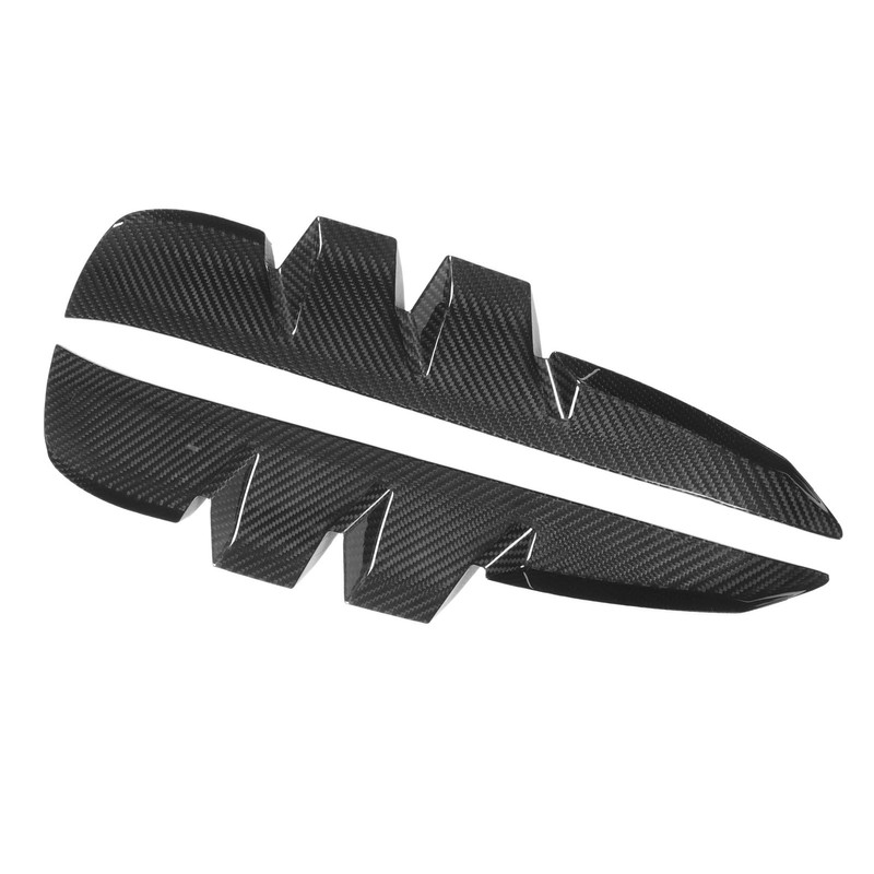 2PCS Side Vent Frame Cover Dry Carbon Fiber Material Replacement