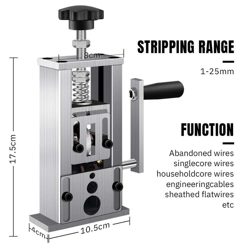 ãWire Stripping ToolsãManual & Electric Drill Operable,Â Quick-change Blade Wire Stripping