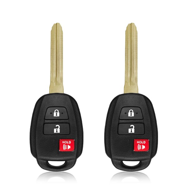 2 Keylessbest Replacement for 2016 2017 2018 2019 Toyota Prius