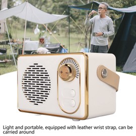 Zopsc Retro Bluetooth Speaker, Vintage Speaker with Lovely Old Fashioned , Bluetooth 5.0 Card AUX Input USB Drive Support, Suitable for Home, Outdoor, Travel, Parties, Gifts.