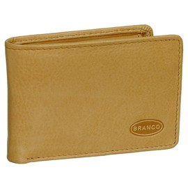 Branco Leather Men's Mini Purse Soft Cowhide 10 cm, tan