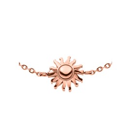 Purelei® Elegant Bracelet with Sun Pendant - Stainless Steel in Gold, Silver & Rose Gold, Adjustable - Women's Bracelet - Bracelet, One size, Stainless Steel, Agate