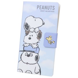 Snoopy [Notepad & Sticky Notes] Smartphone Cover Sticky Notes / Sky and Clouds Peanuts