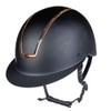 HKM Lady Shield Riding Helmet 9178 Black/Rose Gold Length 58-60