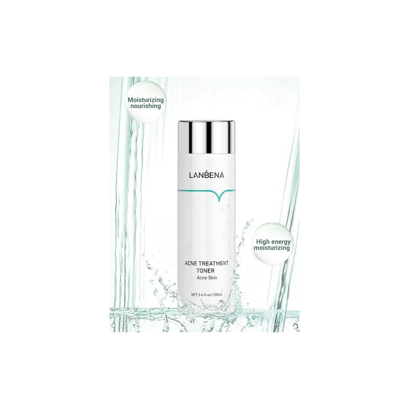 Tónico Facial Lanbena Anti Acné Piel Grasa Antiedad 100ml
