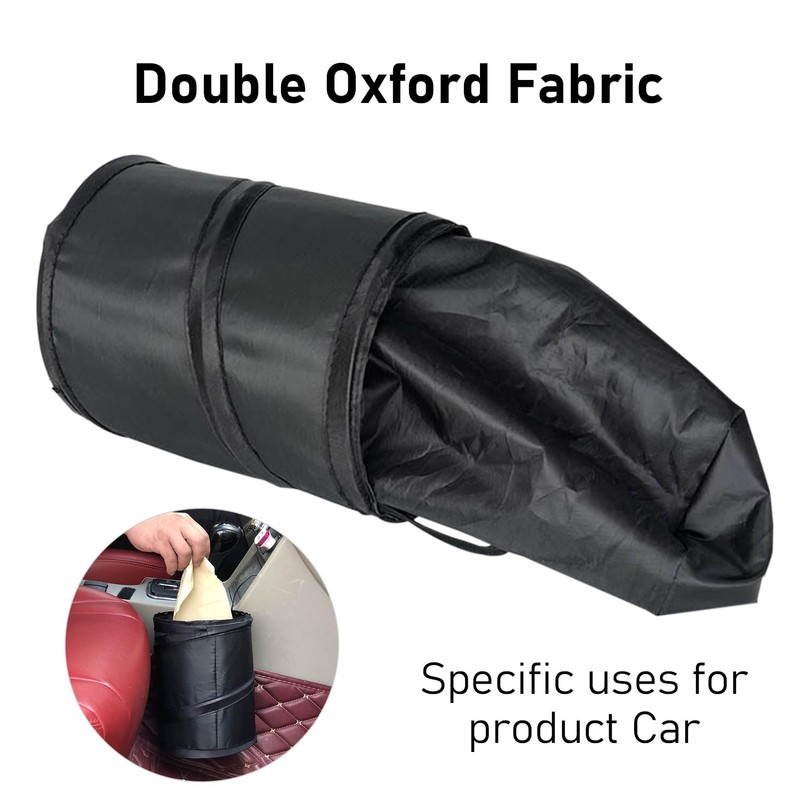 Pack of 2 Mini Car Trash Bin, Foldable Car Trash