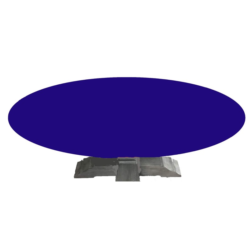 Playezze Felt Poker Table Cover fits Oval/Round Table with Leaf