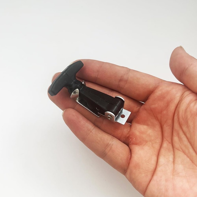 Rubber Latch, 2.7" Flexible Hasp T-Handle Draw Latches, Plastic Box