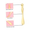 Outanaya 2pcs Golden Eye Massage Sticks Alloy Beauty Roller Tools