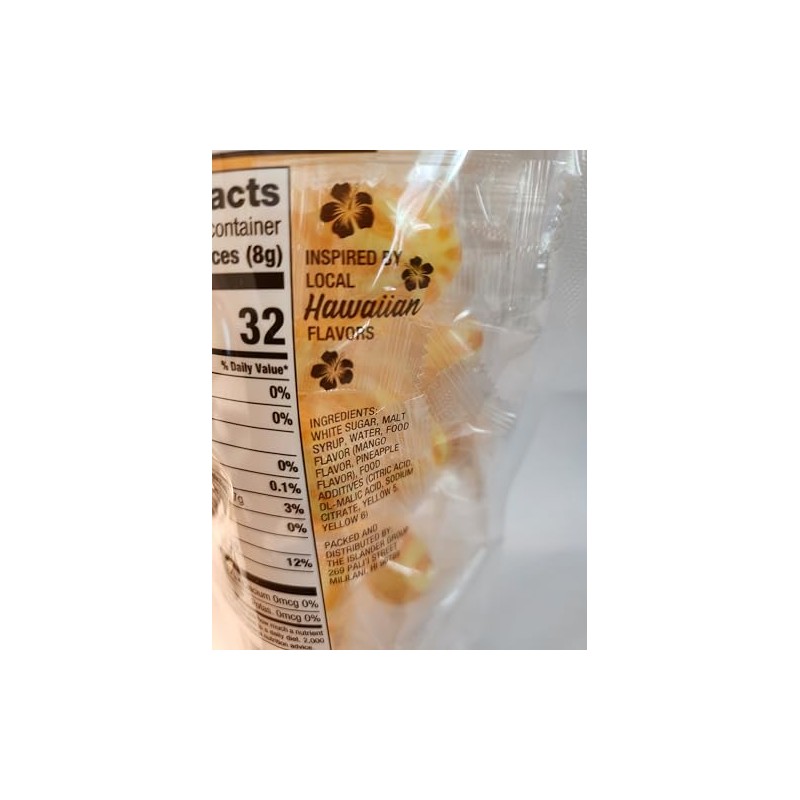Old Fashion Hawaiian Hard Candy 5oz Bags Pineapple Mango
