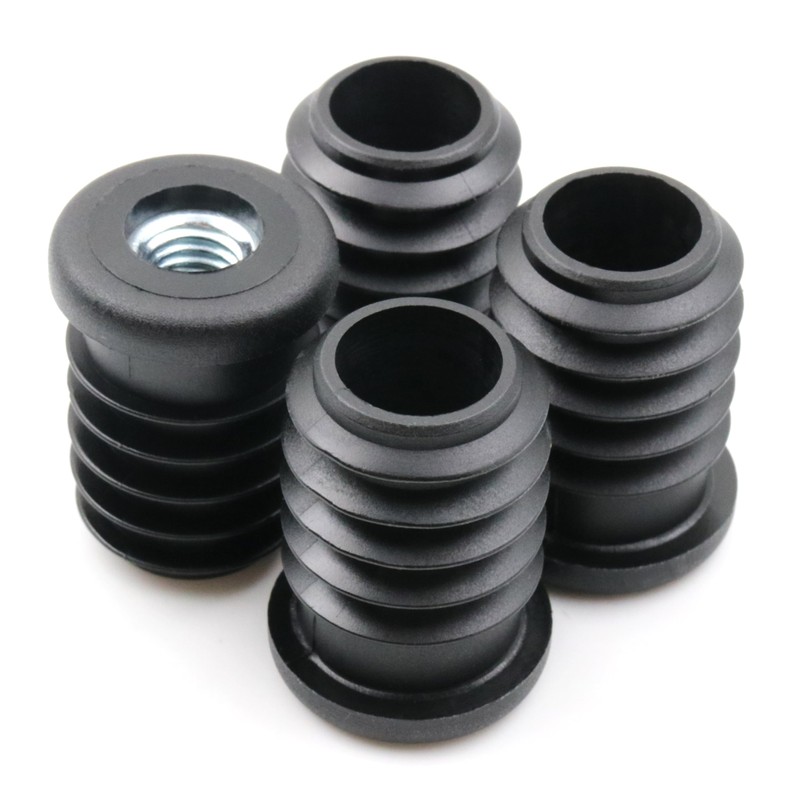 Design61 4 x Threaded Plugs Adjusting Plugs for Round Pipes