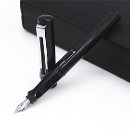 TopHomer Fountain Pen, 0.38 Extra Fine Nib, Executive Pens for Business Signature(Black)