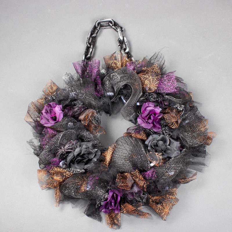 sourcing map 3pcs 10 Inch Poly Burlap Mesh for Wreath,