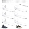 zilitol Floating Shoe Display Stand - 6 Shoe Shelf for