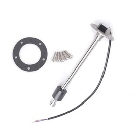 ZHSYMX ZHSYMX Fuel Sending Unit Boat Sender Water Level Sensor 240-33ohms 8" (200mm) Tank Sender Stainless Steel Gas Sensor for Boat Car Truck Vehicle