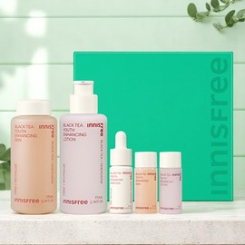 Innisfree Black Tea Youth Enhancing Set + Black Tea Kit Premium Edition / 이니스프리 블랙티 유스 인핸싱 세트+ 블랙티 키트 프리미엄에디션