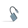 Blendend Konverter USB-C auf VGA, Aluminium, grau, 10 cm, ideal