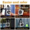 Pothunder Fingerprint Padlock with APP, Keyless Biometric Lock, Smart Waterproof