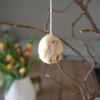 Gry & SIF Embroidered Easter Pendant Eggs, Easter, Felt Eggs,