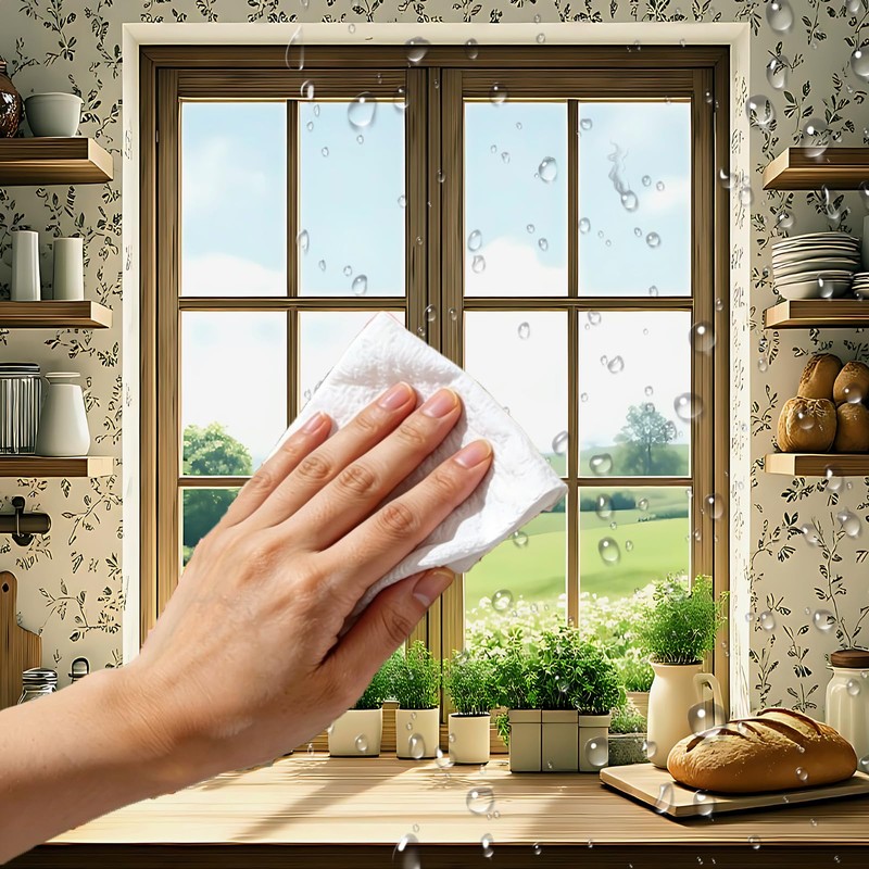 Oversized Kitchen Wall Sticker 35.4x23.6in, Peel & Stick Decor, Waterproof