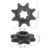 GANAZONO Front & Rear Sprockets for 50cc-80cc Engines Off-Road Mini