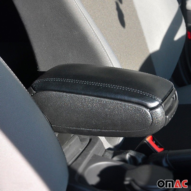 OMAC Black Center Console Armrest for Ford Focus 2012-2014 Plastic