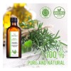 Aceite Fortalecedor Romero Cabello Pestañas Ceja 100 Natura