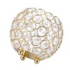 Crystal Tea Light Candle Holders Wedding Decor Table Centerpieces (Gold