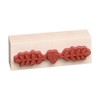 Artemio Stamp Border Heart 26x75 mm, Wood, 26 x 75