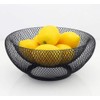 HYOATREA Mesh Fruit Bowl Decorative Fruit Basket Metal Candy Dish