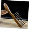 OHPHCALL Sandalwood Wide Tooth Comb for Scalp Massage and Detangling