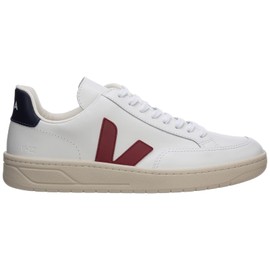 VEJA V-12 Leather Extra White/Marsala/Nautico 38 (US Women's 7) M