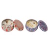 4pcs Dried Flower Aromatherapy Candle Set Long Lasting Aroma Scented