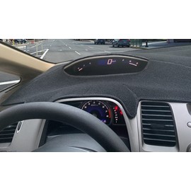 Fcovergurus Dash Cover Mat Custom Fit for 2006-2011 Honda Civic, Dashboard Cover Pad Carpet Protector F111