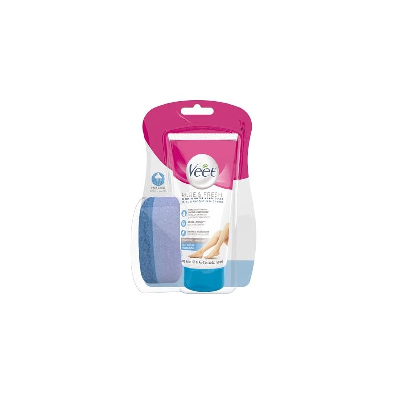 Veet 69548 Crema Depilatoria Corporal para la Ducha Piel Sensible