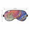Vnwoalu Marbleized Effect Sleep Eye Mask Abstract Beautiful Natural Luxury